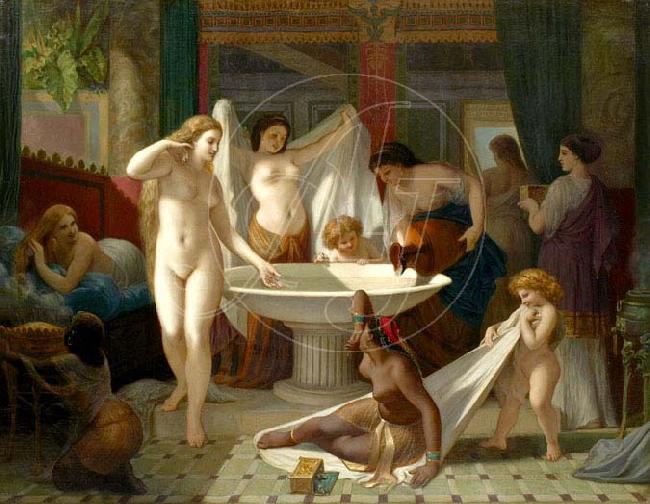 Henri-Pierre Picou Young women bathing.